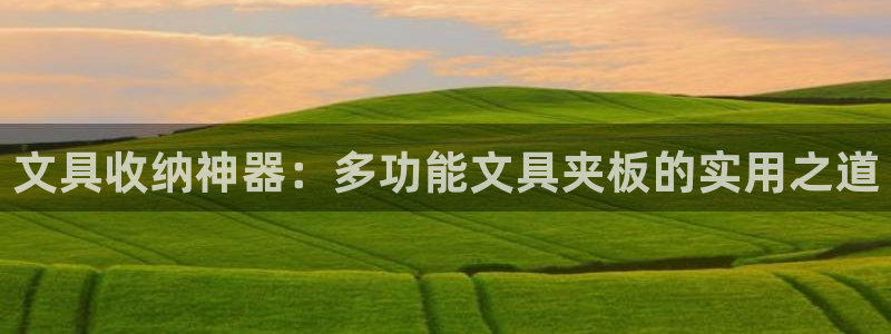 九游会官方入口：文具收纳神器：多功能文具