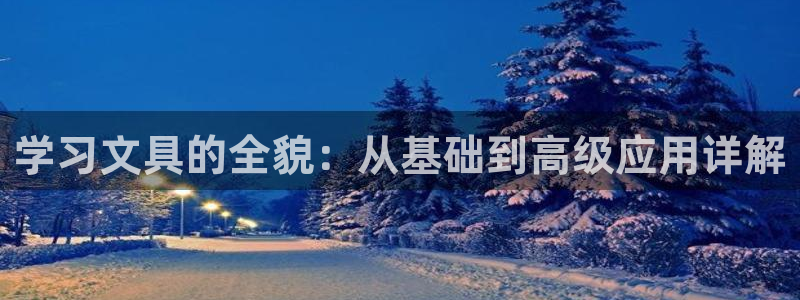 九游会网页登录：学习文具的全貌：从基础到